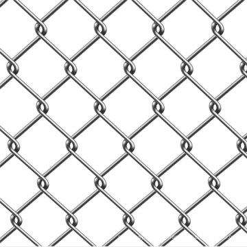 Dog proof prismatic chain link fence, PVC spraying, hot galvanizing,  iron wire mesh